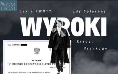 Jakie kwoty wypłacają banki gdy spłacony kredyt frankowy – wyroki